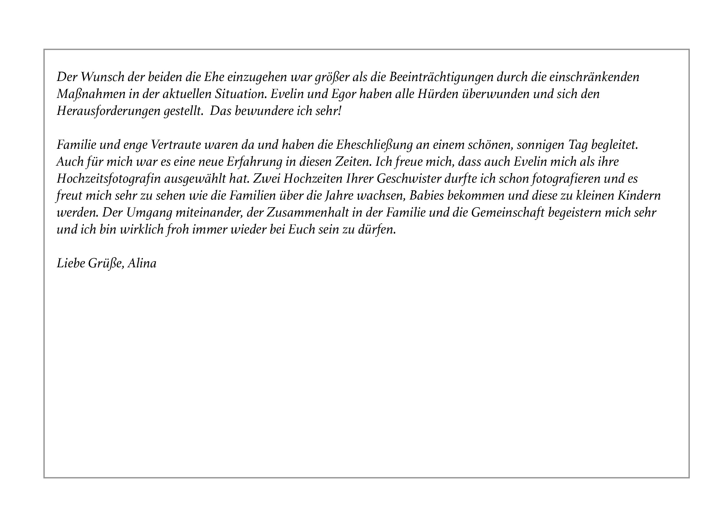 Hochzeitsgalerie Foto 1